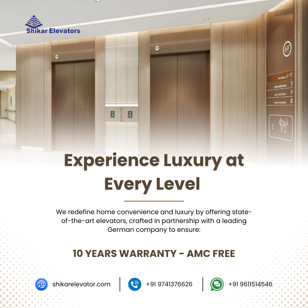 Experience Luxury at Every Level with Shikar Home Elevators.