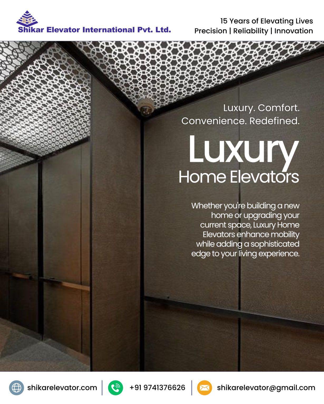 Luxury Home Elevators - Elevate Your Lifestyle with Shikar! Luxury ...