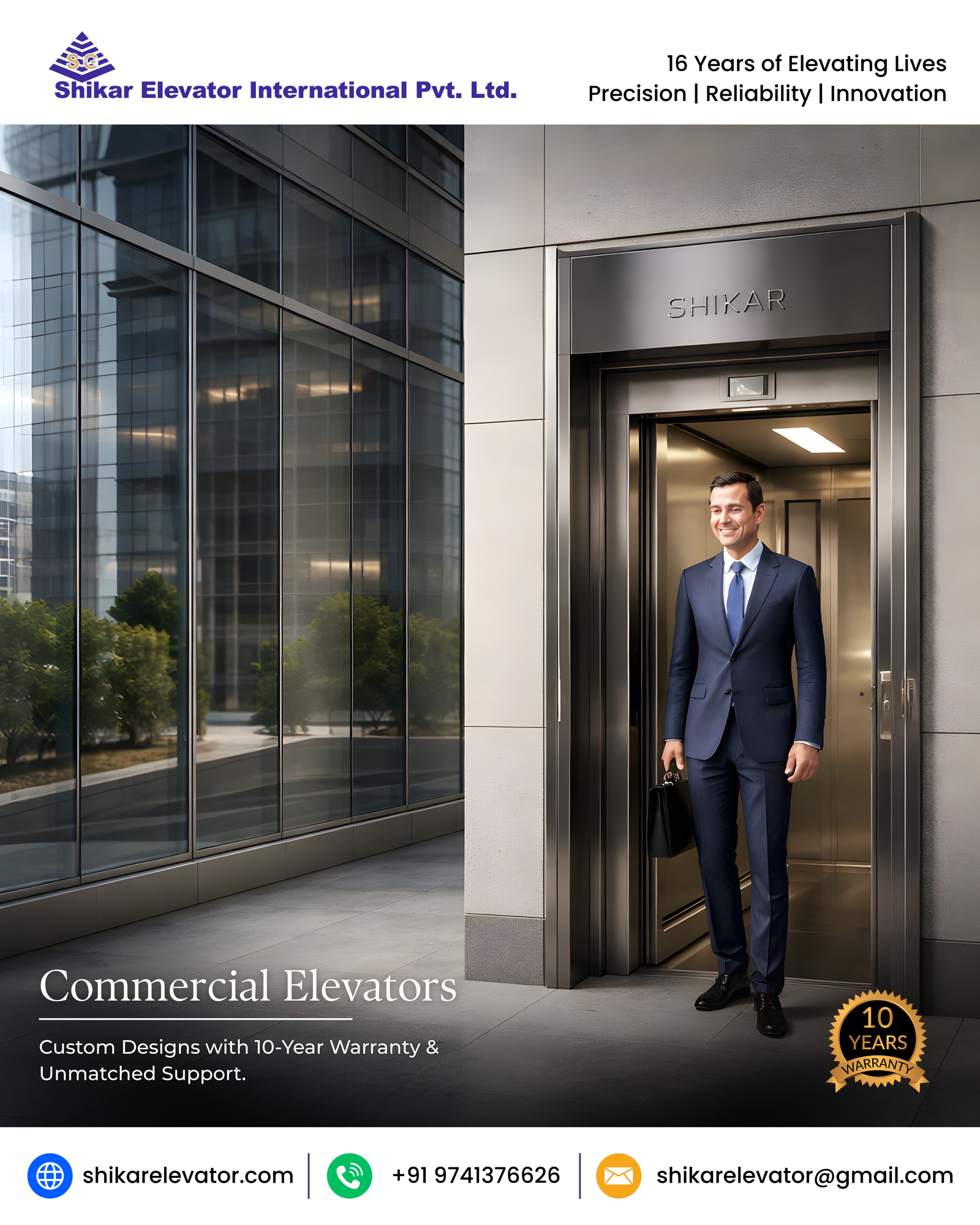 Commerical Elevator - Style Elevated Commercial Elevators – Custom Designs with 10-Year Warranty & Unmatched Support.