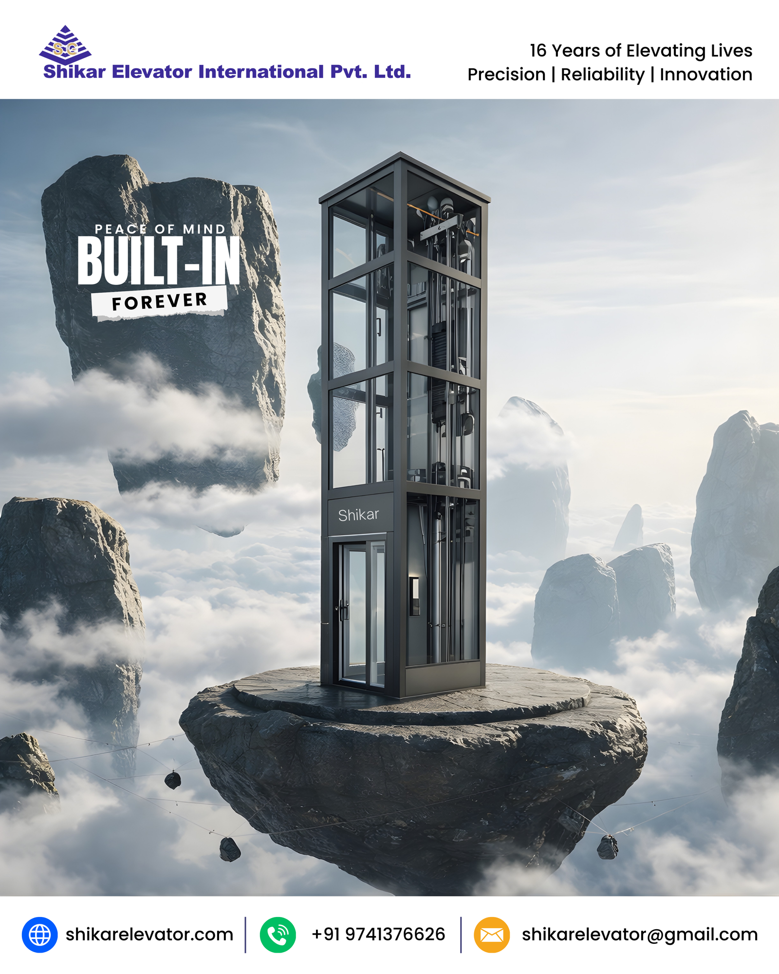 Best Elevators for Home - German IoT Tech + Made-in-India Pride = 10-Year Worry-Free Peace of mind isn't extra - it's STANDARD with Shikar Elevators, fusing cutting-edge German IoT technology for real-time monitoring with proud Made in India craftsmanship that powers Bangalore homes flawlessly. Smart sensors predict maintenance, remote diagnostics kill breakdowns before they start, and rock-solid engineering delivers whisper-quiet rides—backed by an unbeatable 10-year warranty that guarantees family safety for generations.