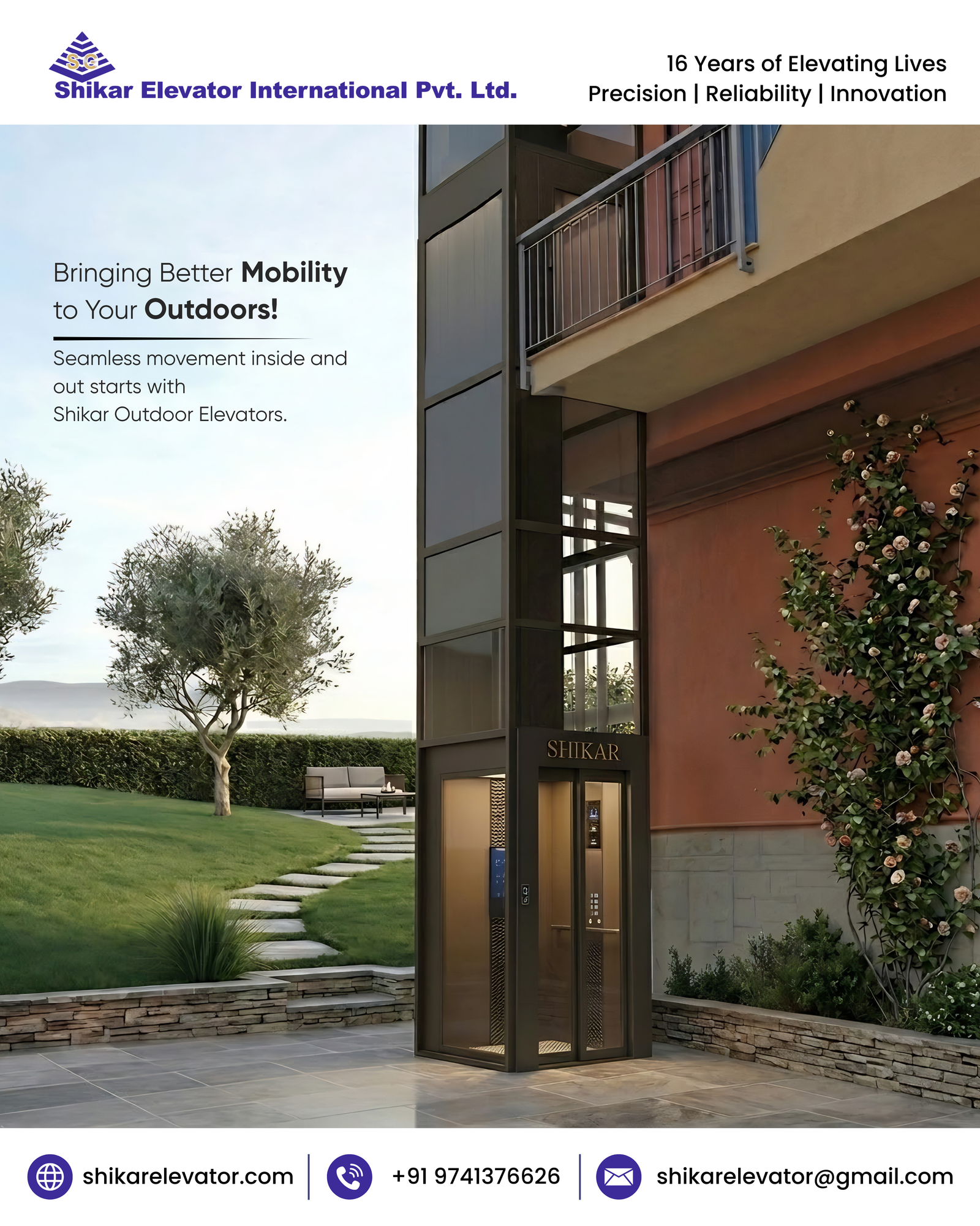 Smooth outdoor movement for everyday comfort.