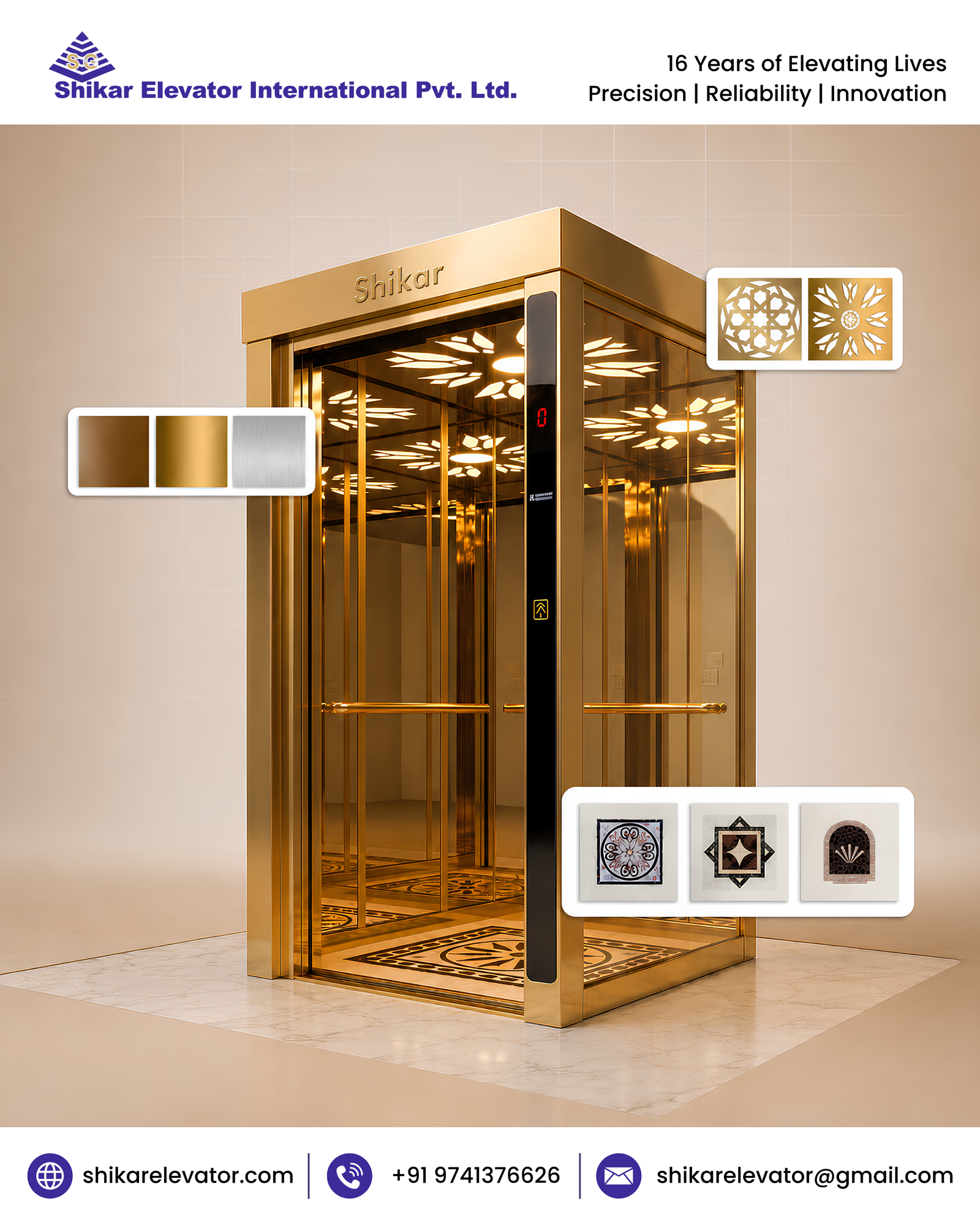 Luxury Elevator form Shikar!