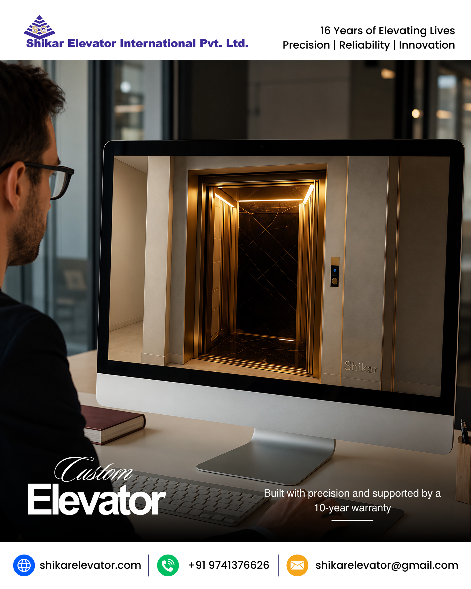Custom Home Elevator by Shikar