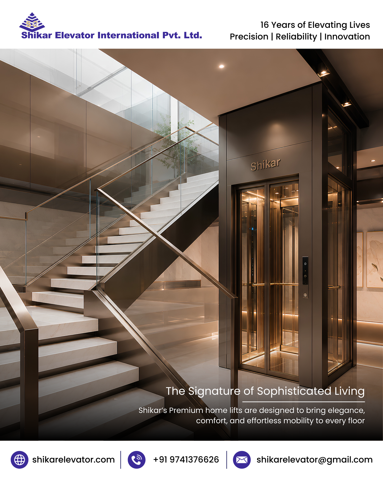 Premium home lifts are designed to bring elegance, comfort, and effortless mobility to every floor