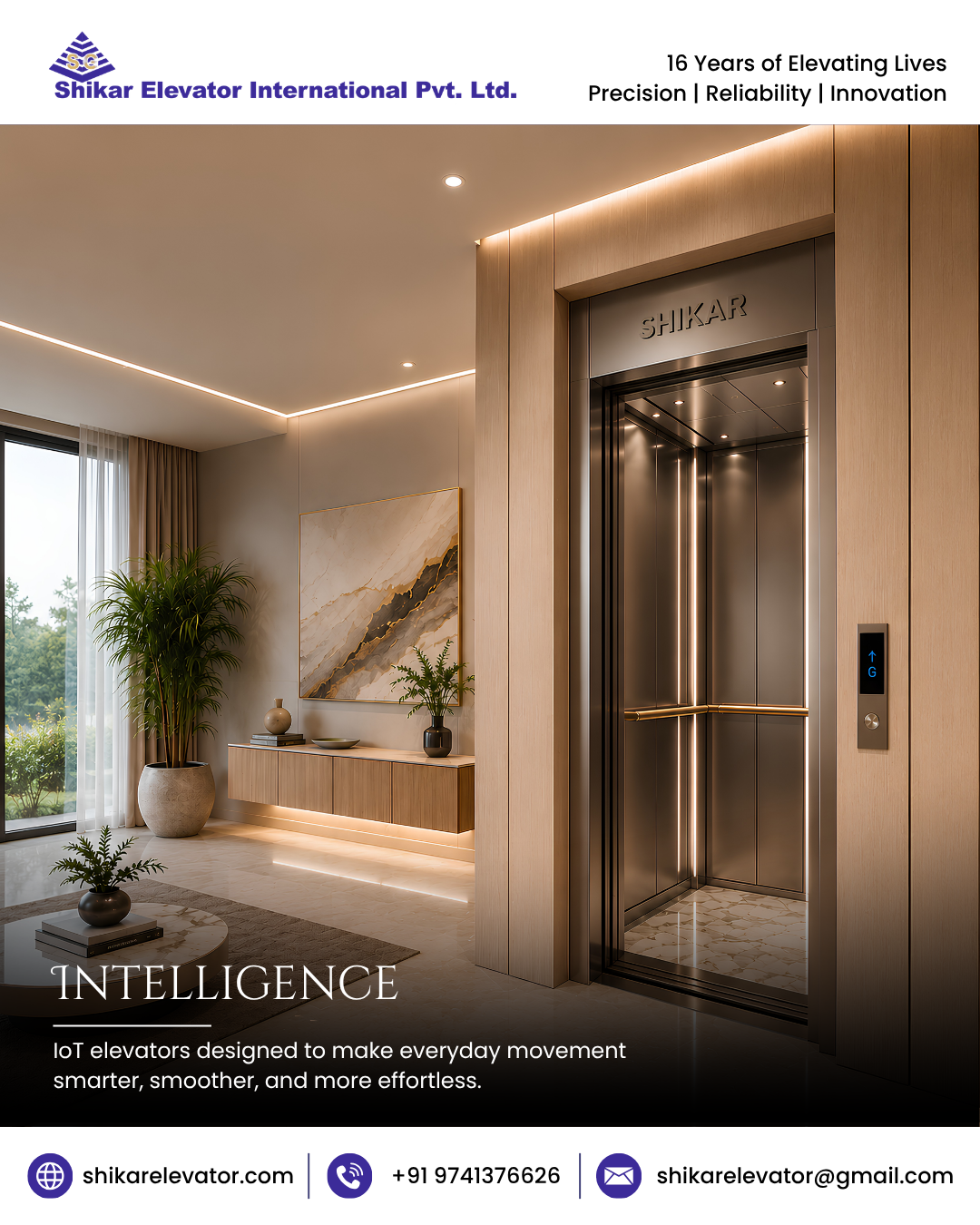Residential Elevators - Safe, modern, and space-saving home lift solutions