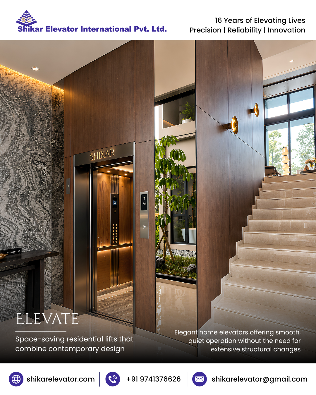 Space-Saving, Shaftless, and Modern Residential Lift Solutions